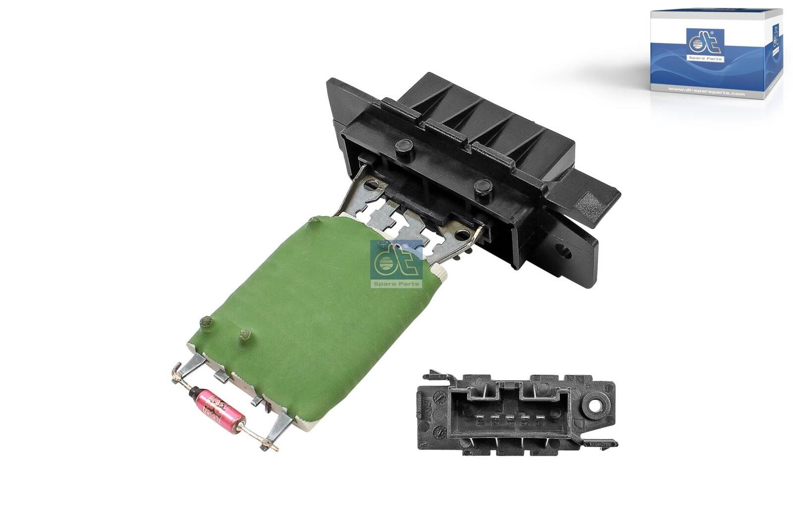 DT Spare Parts Motstand, kupévifte 12.77120 DT Spare Parts 12.77120 Motstand varmeapparat Chevy CORVETTE billige