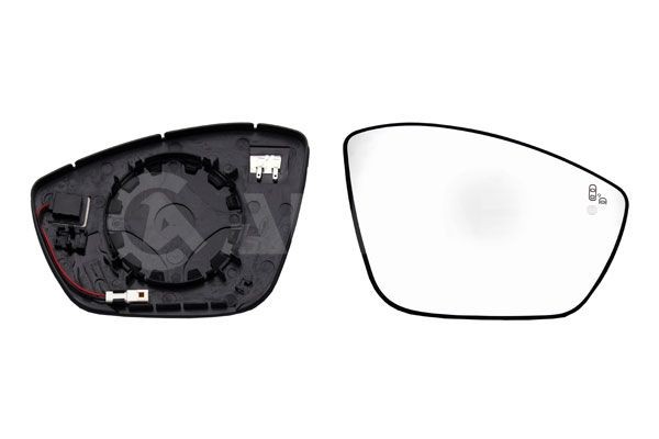 Miroir de rétroviseur ALKAR 6432881 ALKAR 6432881: Rétroviseurs Peugeot 208 2023