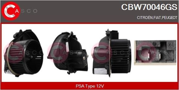 Ventilatore abitacolo CASCO CBW70046GS CASCO CBW70046GS costo Ventola abitacolo Fiat SCUDO 2015