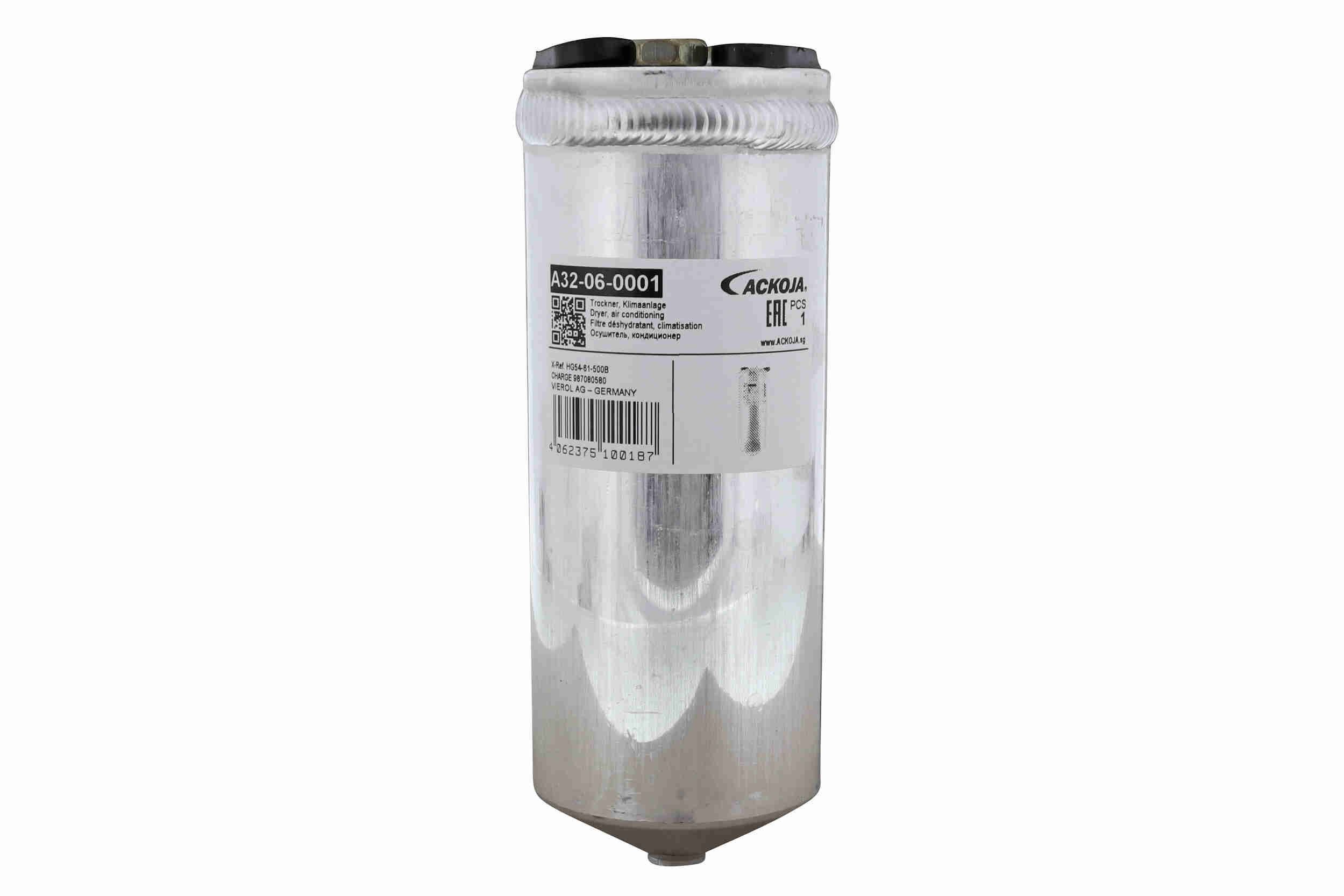 ACKOJA Secador, ar condicionado A32-06-0001 ACKOJA A32-06-0001 Filtro desidratante de climatização Mazda CX-5 KF preço