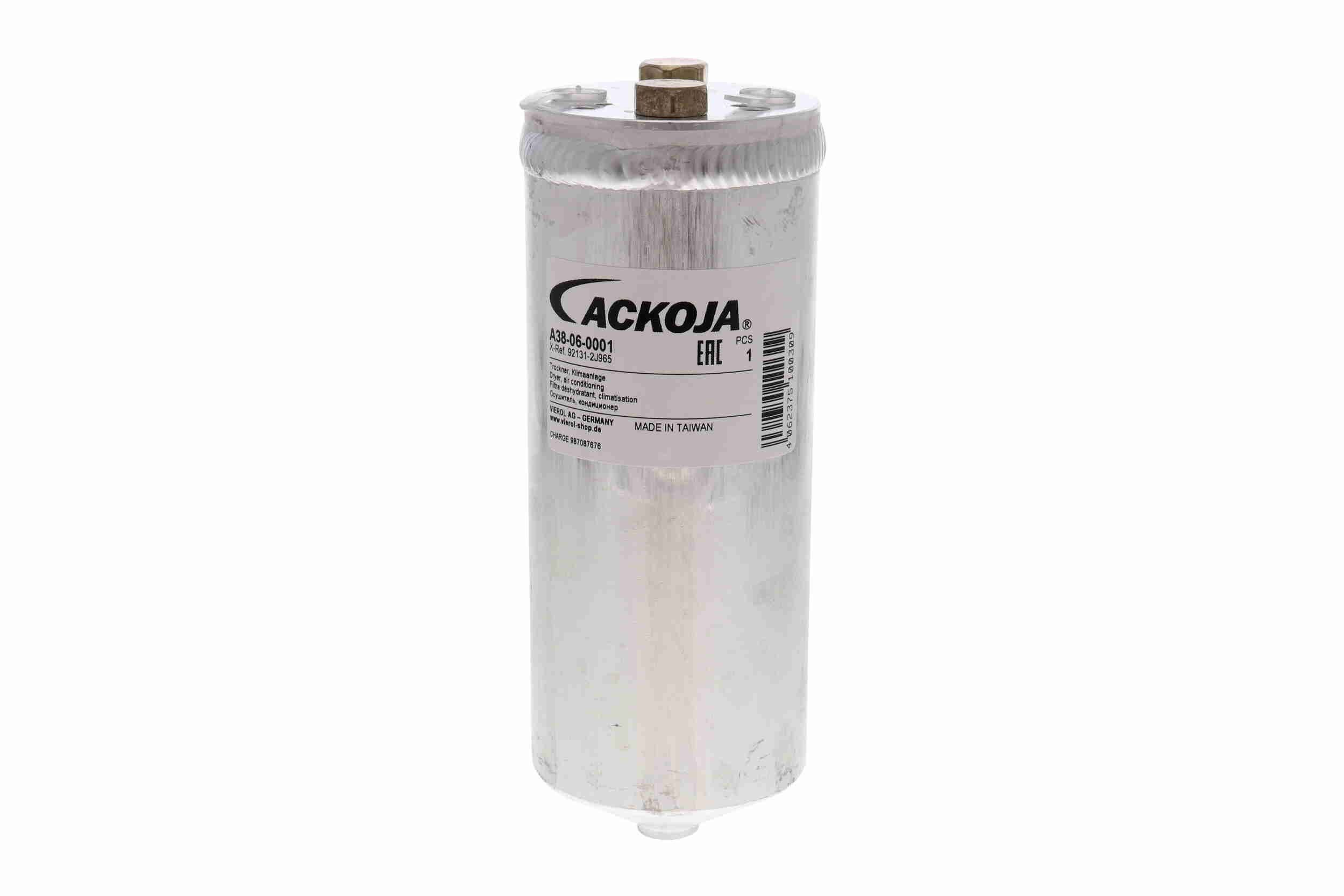 Tørfilter aircondition ACKOJA A38-06-0001 ACKOJA A38-06-0001 Tørrer klimaanlæg NISSAN TERRANO 2000