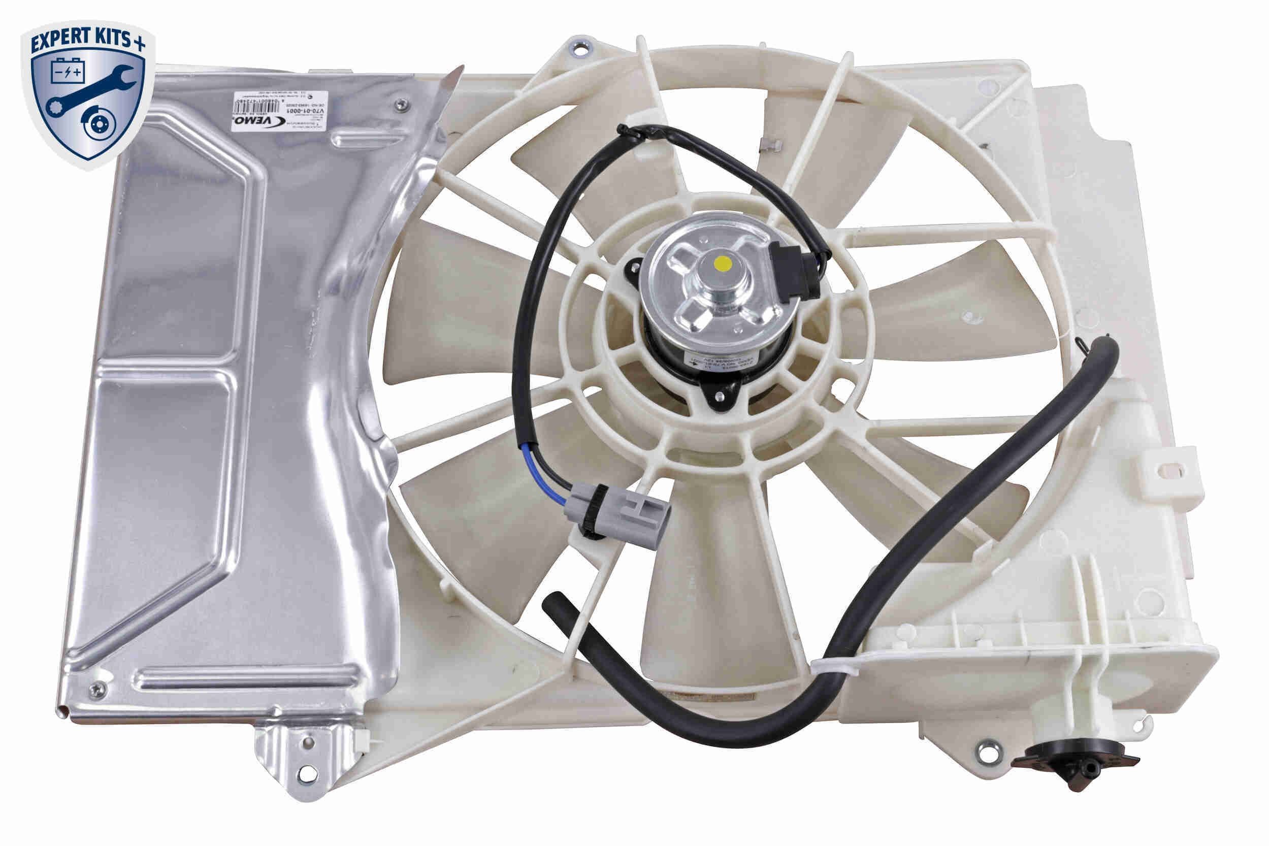 ACKOJA Ventilátor chladenia motora A70-01-0001 Ventilátor chladiča ACKOJA Renault MODUS A70-01-0001