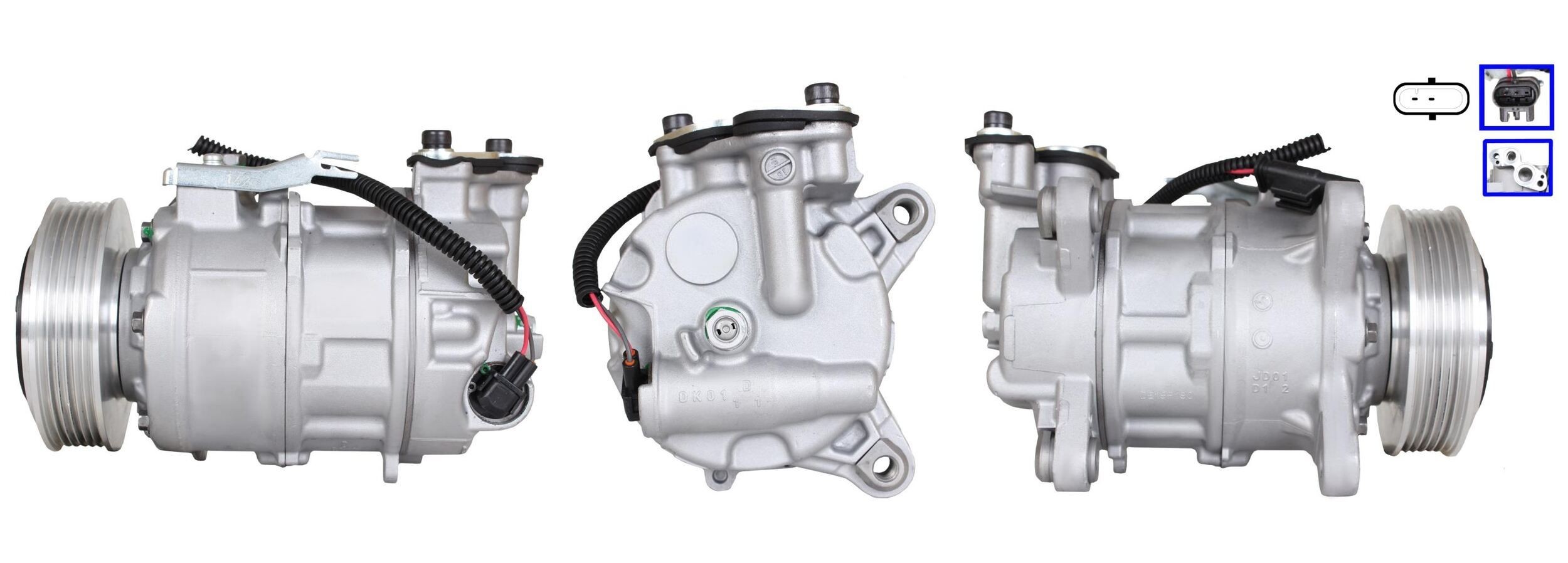 LUCAS AC-kompressor ACP01152 LUCAS ACP01152 AC-kompressor BMW 4 Coupé (G22, G82) M 440 i Mild-Hybrid xDrive 374 hk 2021