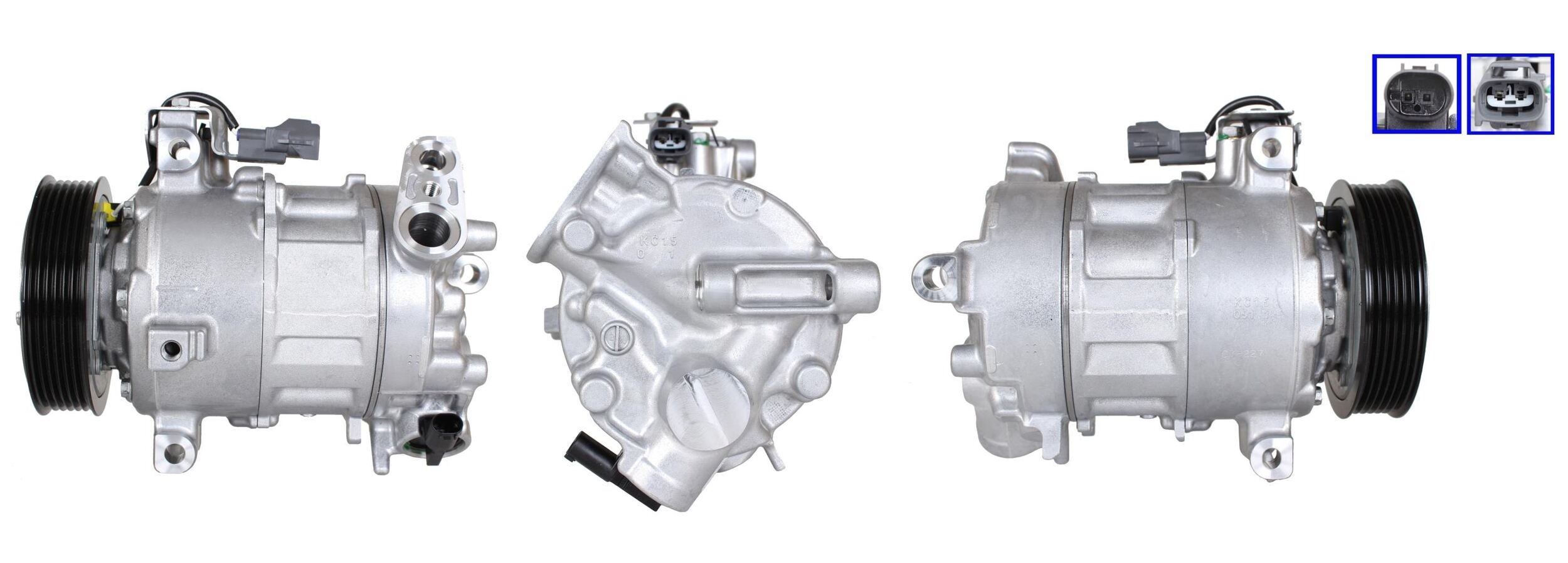 Kompresor klimatizácie LUCAS ACP01166 LUCAS ACP01166: Sprężarka klimatyzacji Fiat 500 2016