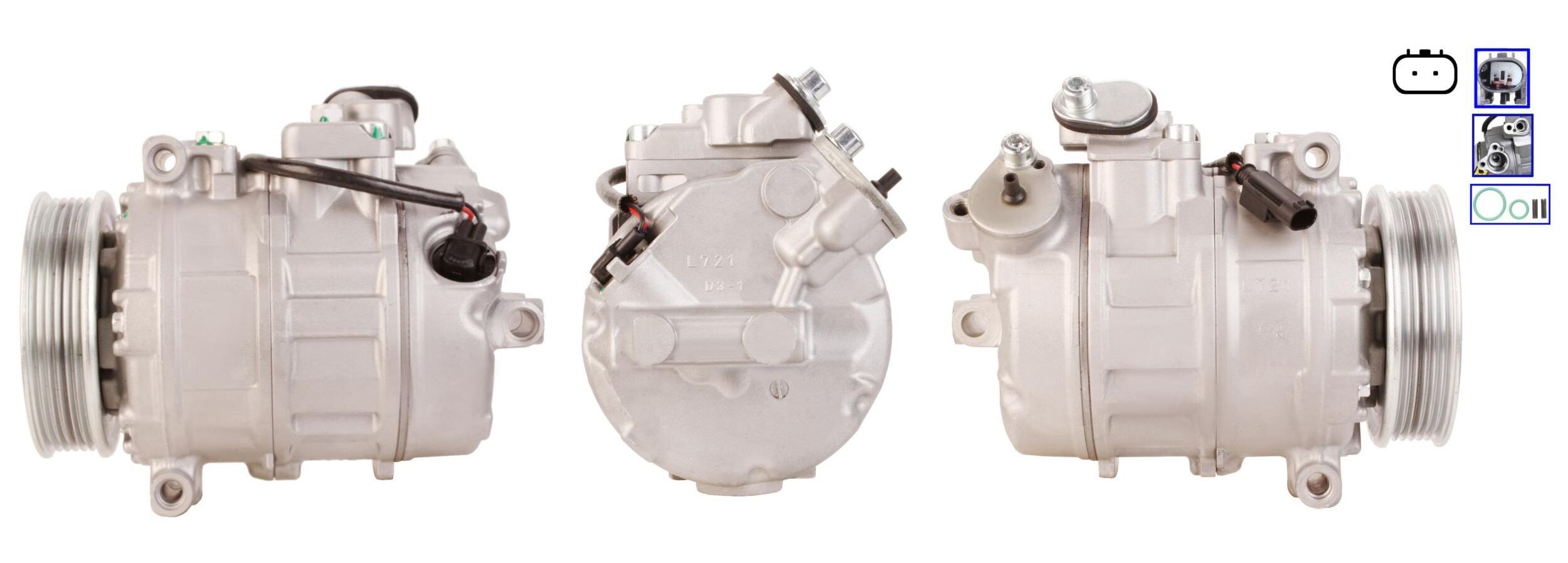 AC-kompressor LUCAS ACP748 LUCAS ACP748 AC-kompressor BMW 6-serie 2003