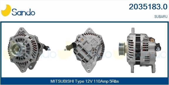 SANDO Alternateur 2035183.0 Dynamo SANDO TRIBECA 2035183.0 pas cher