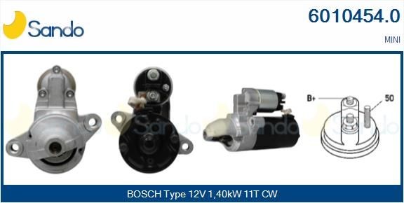 SANDO Startmotor 6010454.0 MINI startmotor SANDO 6010454.0