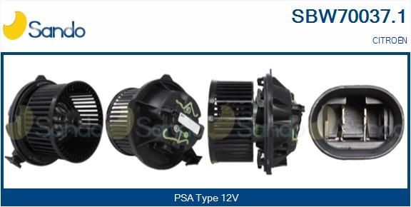SANDO Ventilador do habitáculo SBW70037.1 SANDO SBW70037.1 Motor eléctrico ventilador do habitáculo Citroën C5 1 Carrinha preço