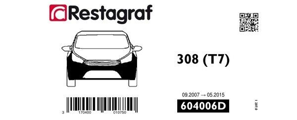 RESTAGRAF Kit clip d'arresto, Carrozzeria 604006D RESTAGRAF 604006D Kit clip d'arresto, Carrozzeria
