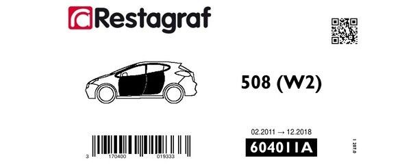 RESTAGRAF Klips, karosseri 604011A RESTAGRAF 604011A Klips, karosseri