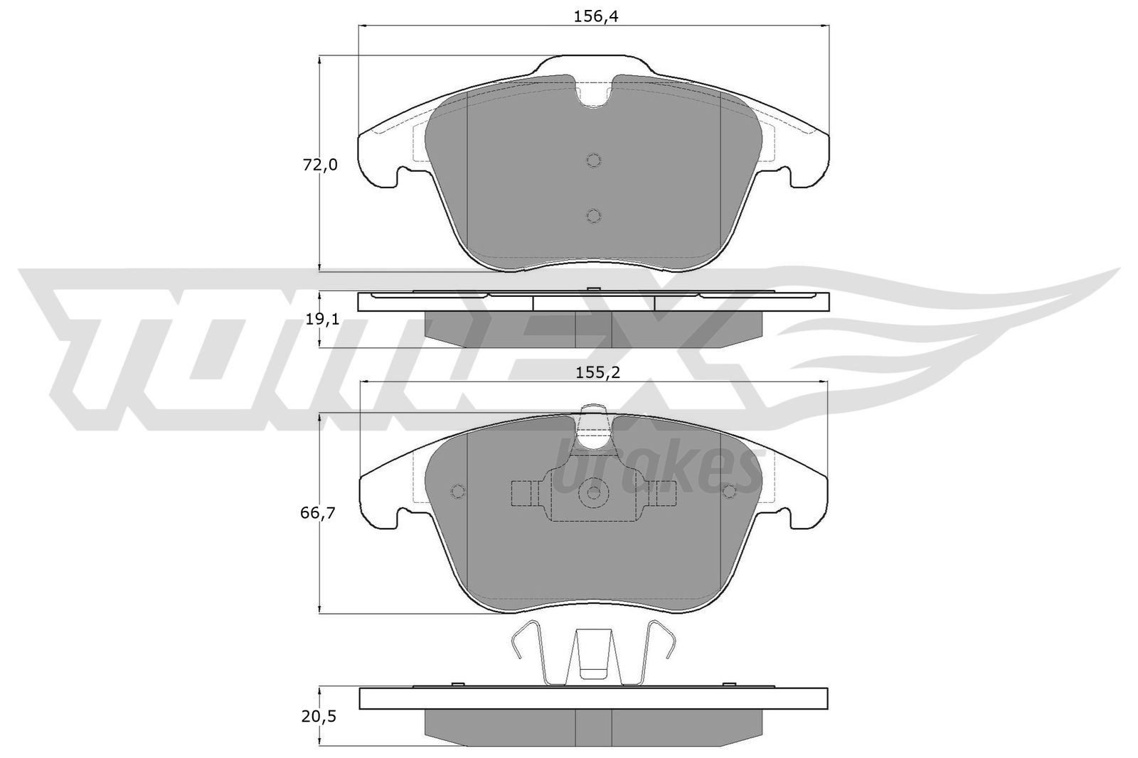 TOMEX brakes Bremsbeläge TX 14-47 TX 14-47 TOMEX brakes Sportbremsbeläge LAND ROVER Kosten