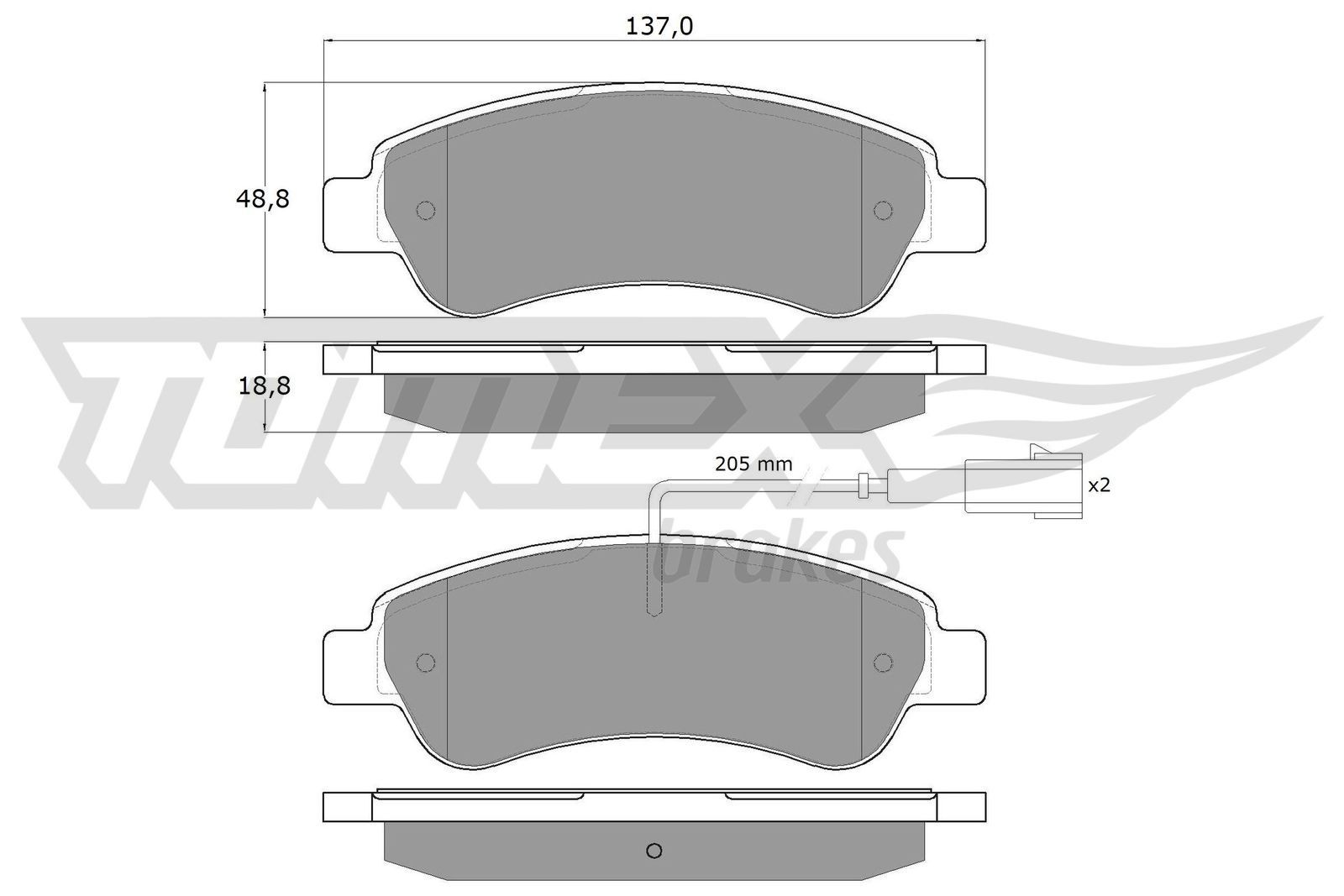 TOMEX brakes Pastilhas de travão TX 18-10 Pastilha TOMEX brakes AGILA TX 18-10 baratos