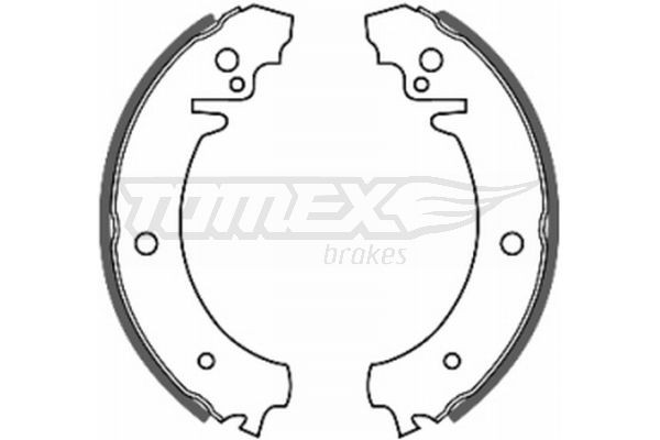 TOMEX brakes Bremsesko sett TX 20-11 TOMEX brakes TX 20-11 Bremsesko sett Lada Nova 2105 billige