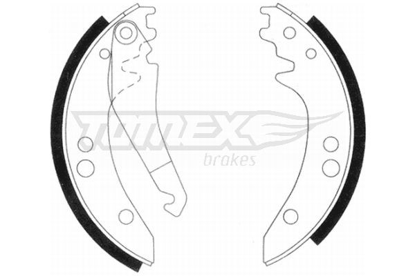 Remschoenset TOMEX brakes TX 20-97 TOMEX brakes TX 20-97: Remschoenset Mercedes G-Klasse 2008