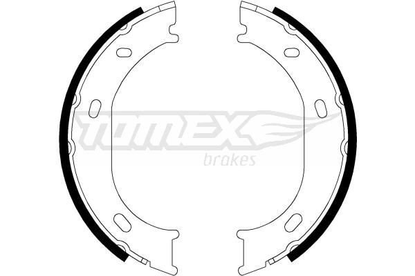 Piduriklotside komplekt TOMEX brakes TX 21-17 TOMEX brakes TX 21-17 MERCEDES-BENZ G-klass 2008 Trummelpiduriklotsid