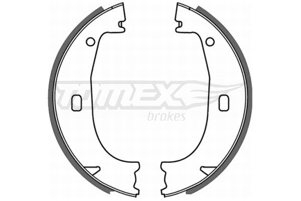 TOMEX brakes Piduriklotside komplekt TX 21-23 TX 21-23 Trummelpiduriklotsid BMW Z4 TOMEX brakes