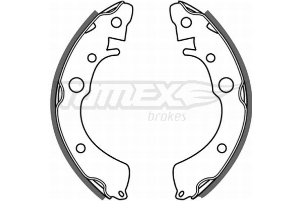 TOMEX brakes Jeu de mâchoires de frein TX 21-35 TOMEX brakes TX 21-35 Freins à tambour HONDA Civic II 3/5 portes (SS, SL) à un prix avantageux
