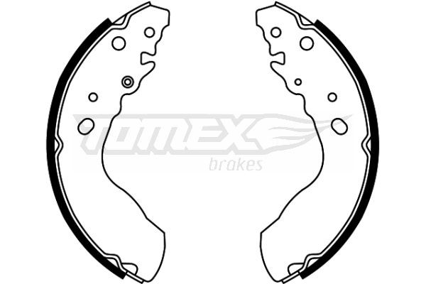 Bromsbacksats TOMEX brakes TX 22-03 TOMEX brakes TX 22-03 Trumbroms SUZUKI VITARA 2005
