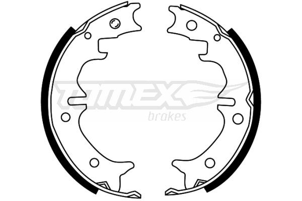 TOMEX brakes Jeu de mâchoires de frein TX 22-29 TOMEX brakes TX 22-29 Mâchoires de frein MITSUBISHI PAJERO SPORT coût