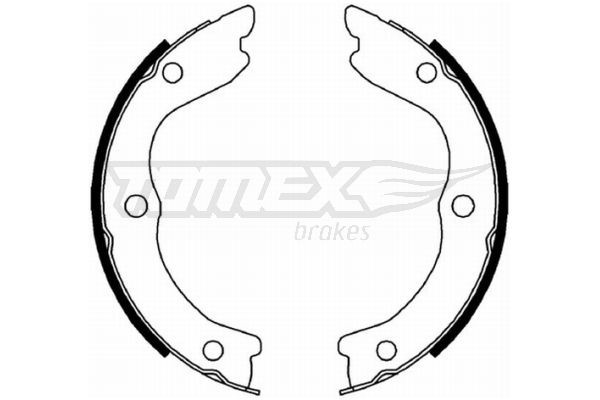 TOMEX brakes Bremsesko sett TX 22-30 TX 22-30 Bremsesko NISSAN PRIMASTAR TOMEX brakes