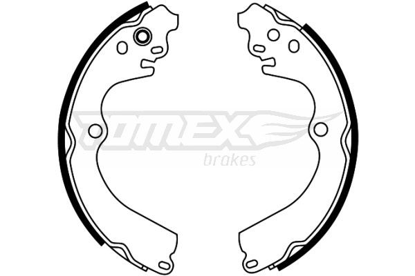 Piduriklotside komplekt TOMEX brakes TX 22-32 TOMEX brakes TX 22-32: Trummelpiduriklotsid Subaru FORESTER 2014