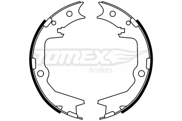 TOMEX brakes Bromsbacksats TX 22-39 TX 22-39 Bromsbackar TOMEX brakes CHRYSLER GRAND VOYAGER