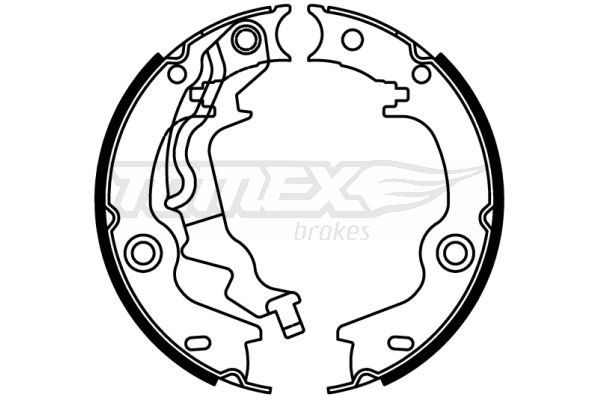 TOMEX brakes Bremsesko sett TX 22-54 TX 22-54 Bremsesko sett HYUNDAI TUCSON TOMEX brakes