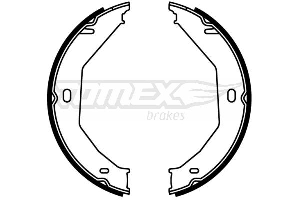 TOMEX brakes Sada brzdových čeľustí TX 22-58 cena Bubnové brzdy JEEP TX 22-58 TOMEX brakes