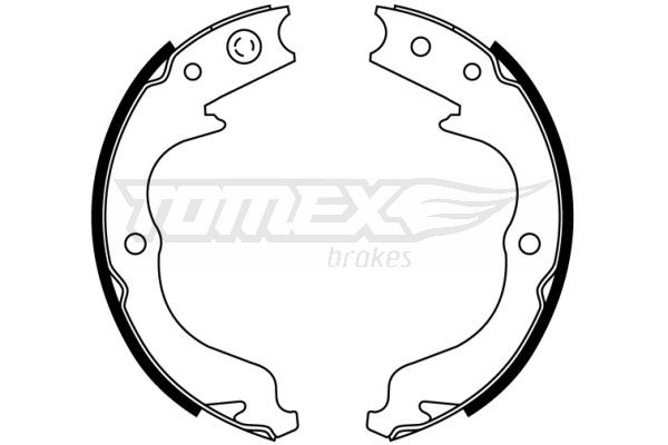 TOMEX brakes Bremsbackensatz TX 22-81 TX 22-81 TOMEX brakes Bremsbacken Mitsubishi Galloper 4x4 Kosten