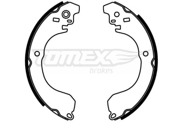 TOMEX brakes Remschoenset TX 22-91 TOMEX brakes TX 22-91 Remschoenset Jeep Patriot MK74 originele prijs