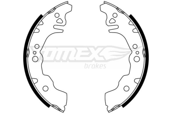 TOMEX brakes Kit ganasce freni TX 23-08 TOMEX brakes TX 23-08 Ganasce Subaru Justy IV originale prezzo