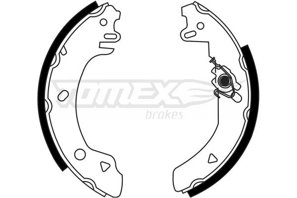 TOMEX brakes Bremsbackensatz TX 23-22 TX 23-22 Bremsbackensatz FORD FUSION TOMEX brakes kaufen