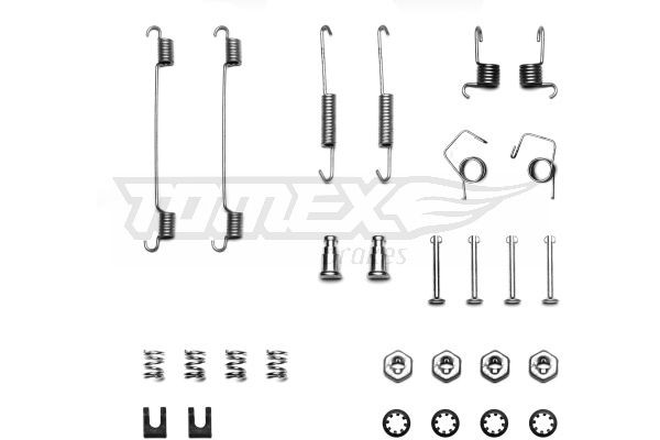 TOMEX brakes Kit d'accessoires, mâchoire de frein TX 40-25 TOMEX brakes TX40-25 Kit d'accessoires mâchoires de frein Citroen AX ZA prix
