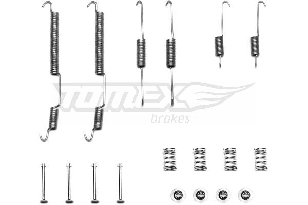 TOMEX brakes Sada príslużenstva brzdovej čeľuste TX 40-29 Sada príslużenstva brzdovej čeľuste PEUGEOT TOMEX brakes TX 40-29