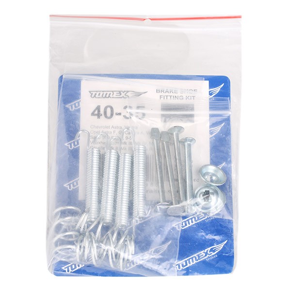 TOMEX brakes Kit accessori, Ganasce freno TX 40-35 TOMEX brakes TX 40-35 Kit di accessori per ganasce freno Movano C Camion pianale / Telaio (U9) prezzo