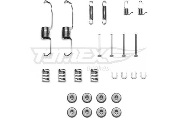 TOMEX brakes Kit accessori, Ganasce freno TX 40-49 TOMEX brakes TX 40-49 Kit di accessori per ganasce freno Corolla VI SW (E90) originale prezzo