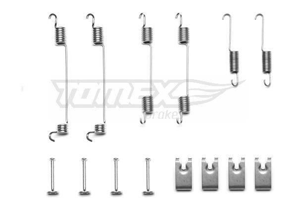 TOMEX brakes Kit accessori, Ganasce freno TX 40-70 TOMEX brakes TX 40-70 Kit di accessori per ganasce freno Toyota Carina 2 T17 prezzo