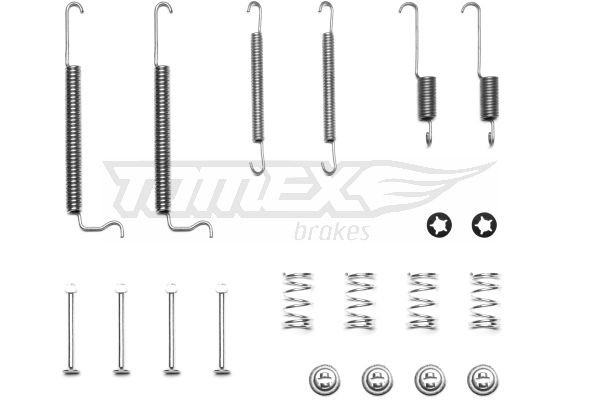 TOMEX brakes Monteringssats, bromsbackar TX 40-81 TOMEX brakes TX 40-81 Monteringssats bromsbackar Cavalier Mk2 Sedan (J82) original