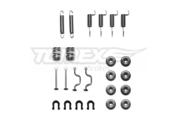 TOMEX brakes Toebehoren, remschoen TX 42-09 Mercedes-Benz VITO Rem montageset TOMEX brakes TX 42-09