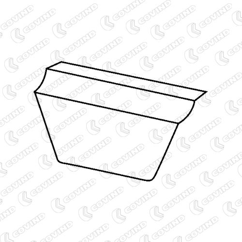 COVIND Κάλυμμα προφυλ., κοτσαδόρος 580/ 82 COVIND 580/82 Κλαπέτο, γάντζος ρυμούλκησης Daily Tourys τιμες