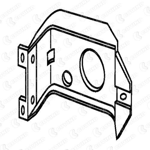COVIND Holder, tåkelyskaster 075/103 075/103 Tåkelyskaster tilbehør RENAULT TRAFIC COVIND