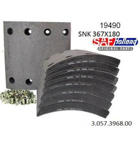 SAF Bromsbelägg, sats, trumbroms 3.057.3968.00 3.057.3968.00 Handbroms SAF TOYOTA COROLLA