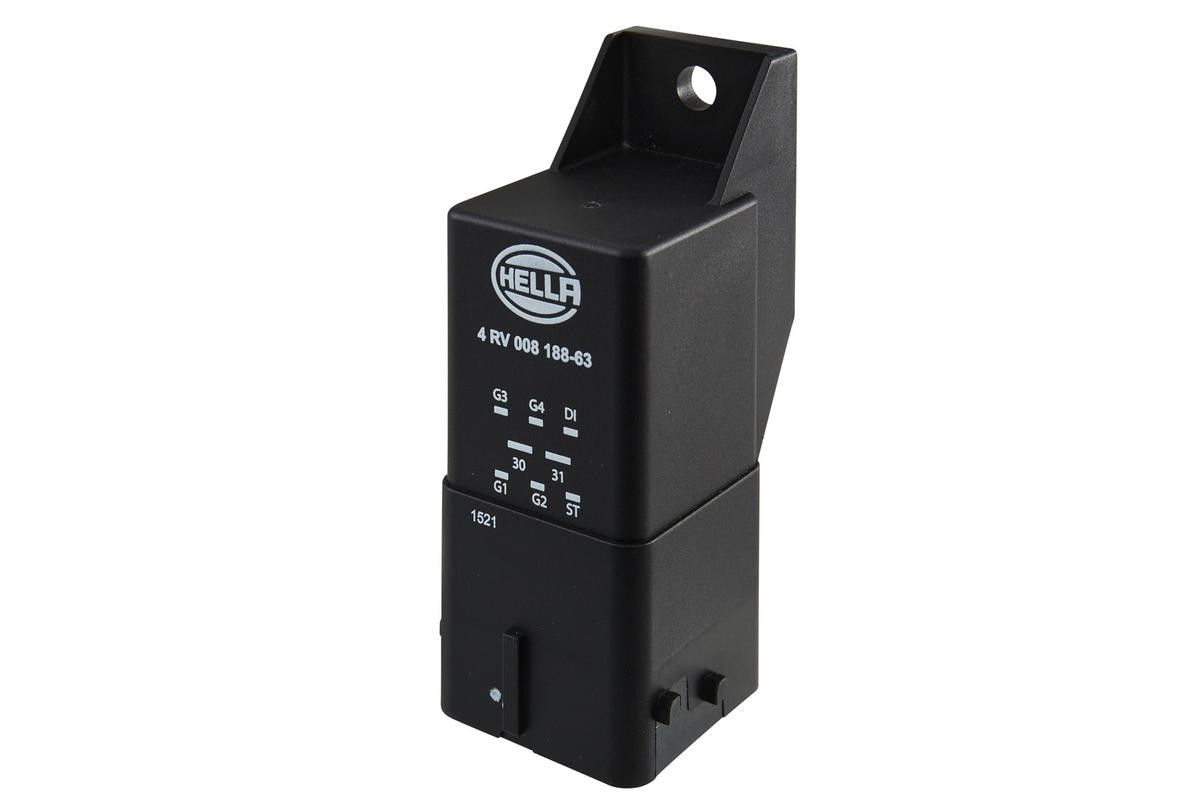 HELLA Relè, glødeanlegg 4RV 008 188-631 Gløderele HELLA Chevrolet AVEO 4RV 008 188-631