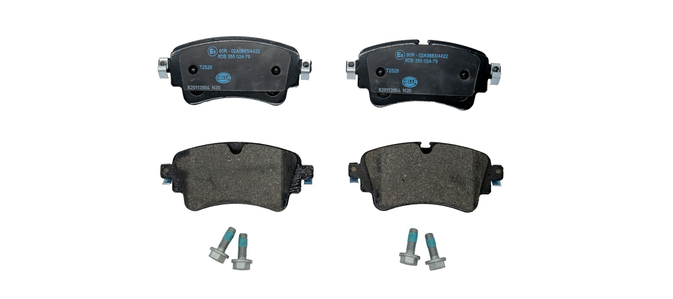 HELLA Kit pastiglie freni 8DB 355 024-791 8DB 355 024-791 costo Pastiglie freno sportive AUDI A7 HELLA