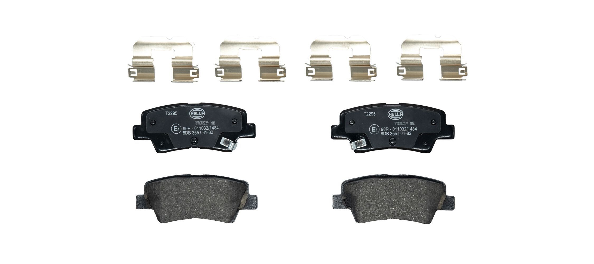 HELLA Kit pastiglie freni 8DB 355 031-821 8DB 355 031-821 costo Pastiglie freno sportive HELLA KIA PROCEED