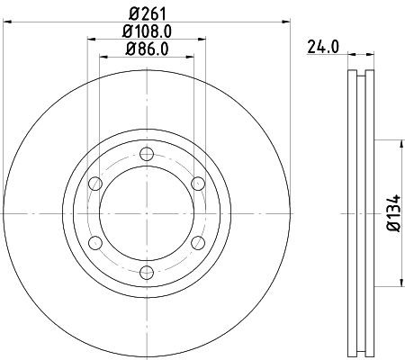HELLA Intercooler 8ML 376 746-544 8ML 376 746-544 HELLA laddluftkylare ALFA ROMEO BRERA