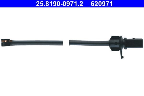 ATE Contacto avisador, desgaste da pastilha de travão 24.8190-0971.2 24.8190-0971.2 Sensor de desgaste pastilha de freio AUDI A4 ATE