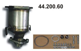 EBERSPÄCHER Catalizzatore 44.200.60 44.200.60 costo Catalizzatore EBERSPÄCHER NISSAN NP300 PICKUP