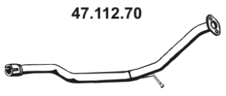 EBERSPÄCHER Tuyau d'échappement 47.112.70 Chevrolet LACETTI Tuyau d'échappement EBERSPÄCHER 47.112.70