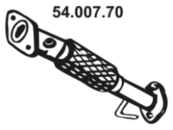 EBERSPÄCHER Eksosrør 54.007.70 Eksosrør EBERSPÄCHER Chevrolet LACETTI 54.007.70